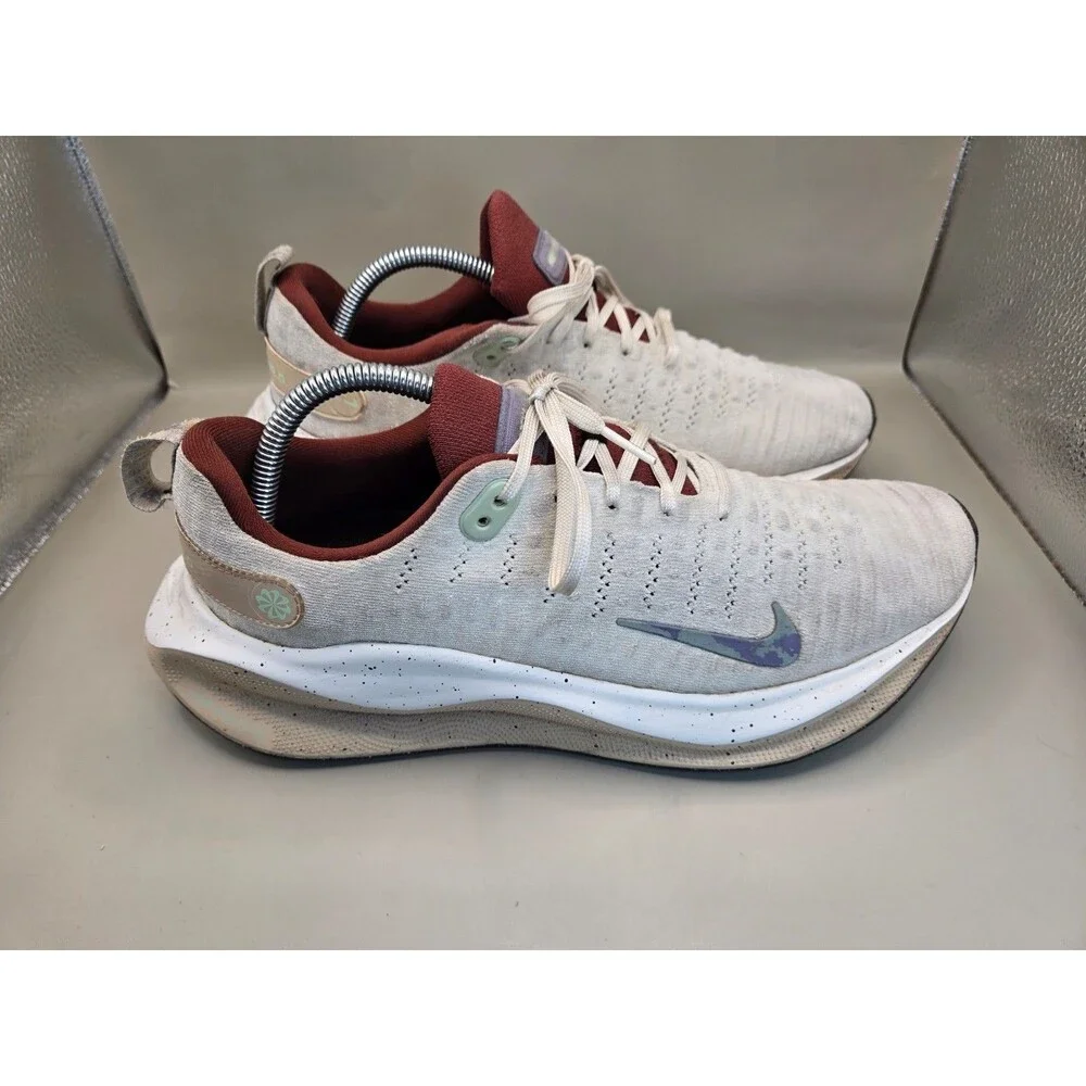 Nike React Infinity Run 4 Shoes Men's 10.5 Sail Earth Running Athletic Sneakers